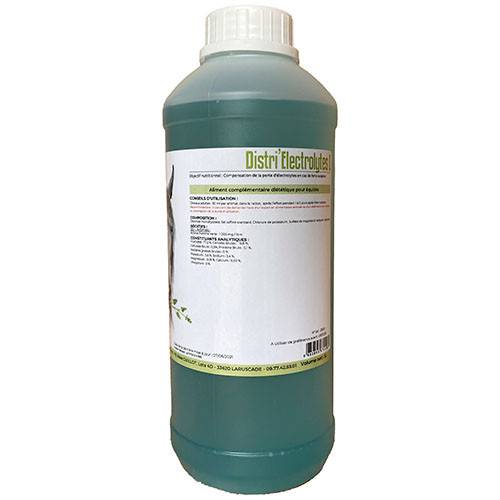 Distri'Electrolytes L - Electrolytes liquides cheval - 1L - Distri’Horse33 - Imagen 1