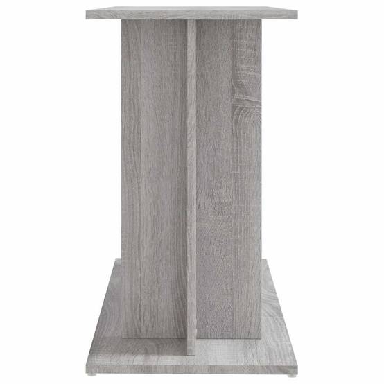 Meuble Aquarium Bois d'Ingénierie Support Rangement 80x35x60cm Gris Sonoma - ComfortXL Outdoor Living - Image 5