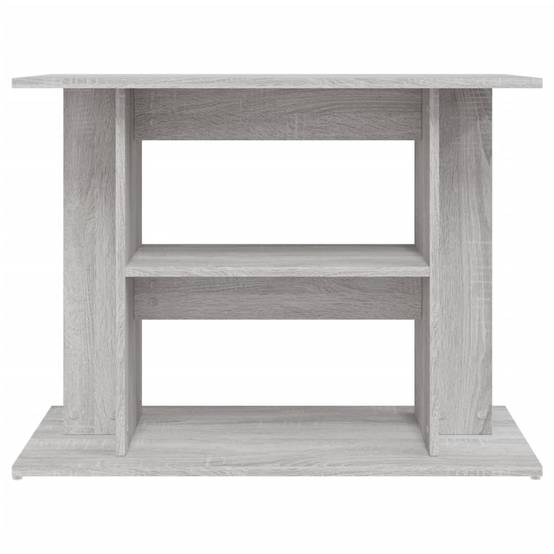 Meuble Aquarium Bois d'Ingénierie Support Rangement 80x35x60cm Gris Sonoma - ComfortXL Outdoor Living - Image 4