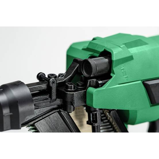 Cloueur de charpente 50-90 mm 18V Brushless - Tête en D bande papier + 2x Batteries 18V 5.0 Ah + Chargeur rapide en coffret HitCase IV - HIKOKI - NR18 - Image 8