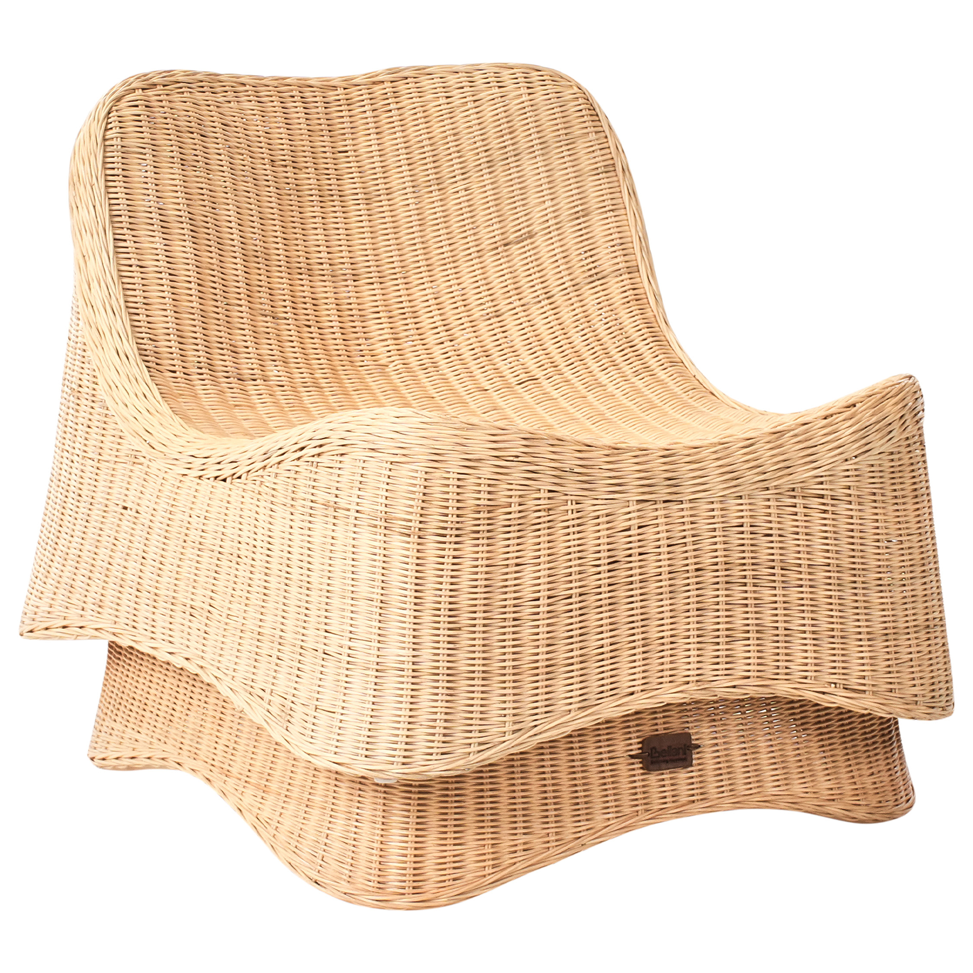 Chaise de jardin Rotin Naturel AIGANI - Beliani - Image 4