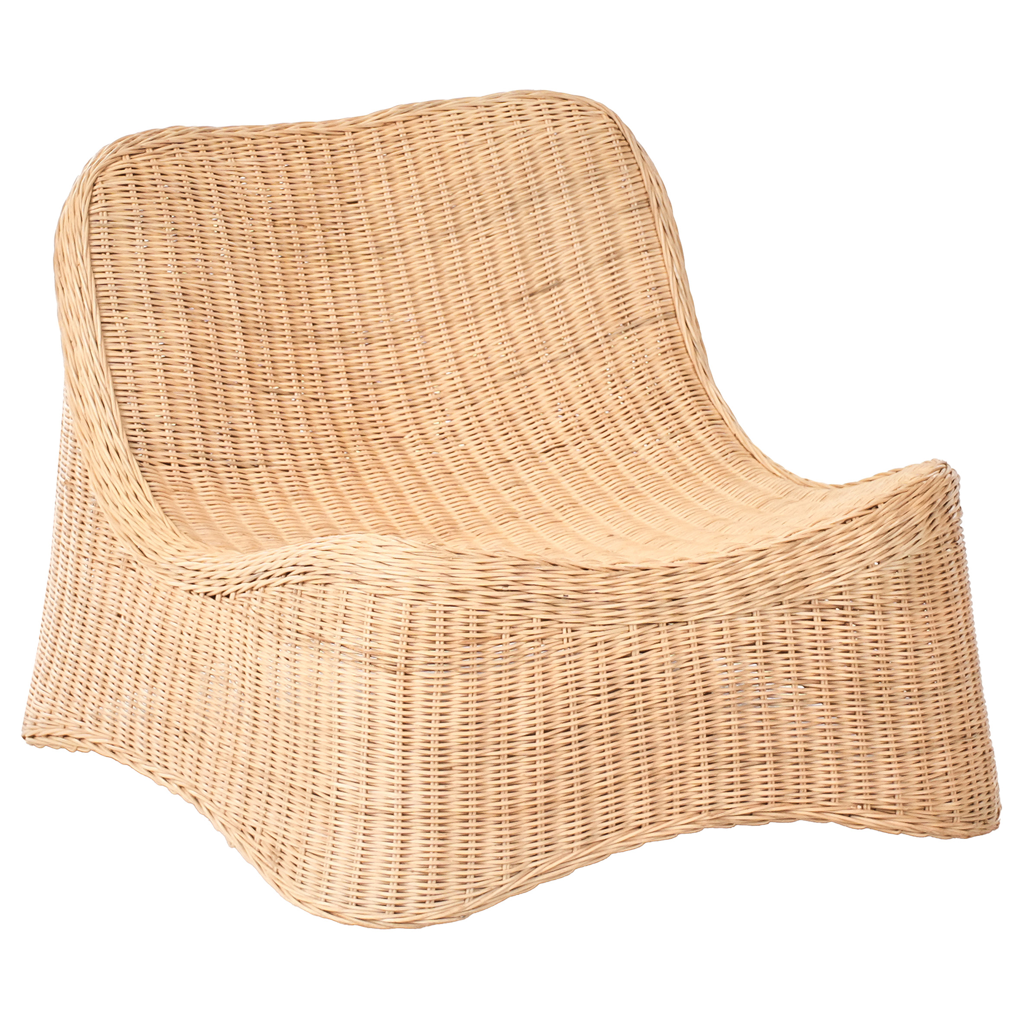 Chaise de jardin Rotin Naturel AIGANI - Beliani - Image 5