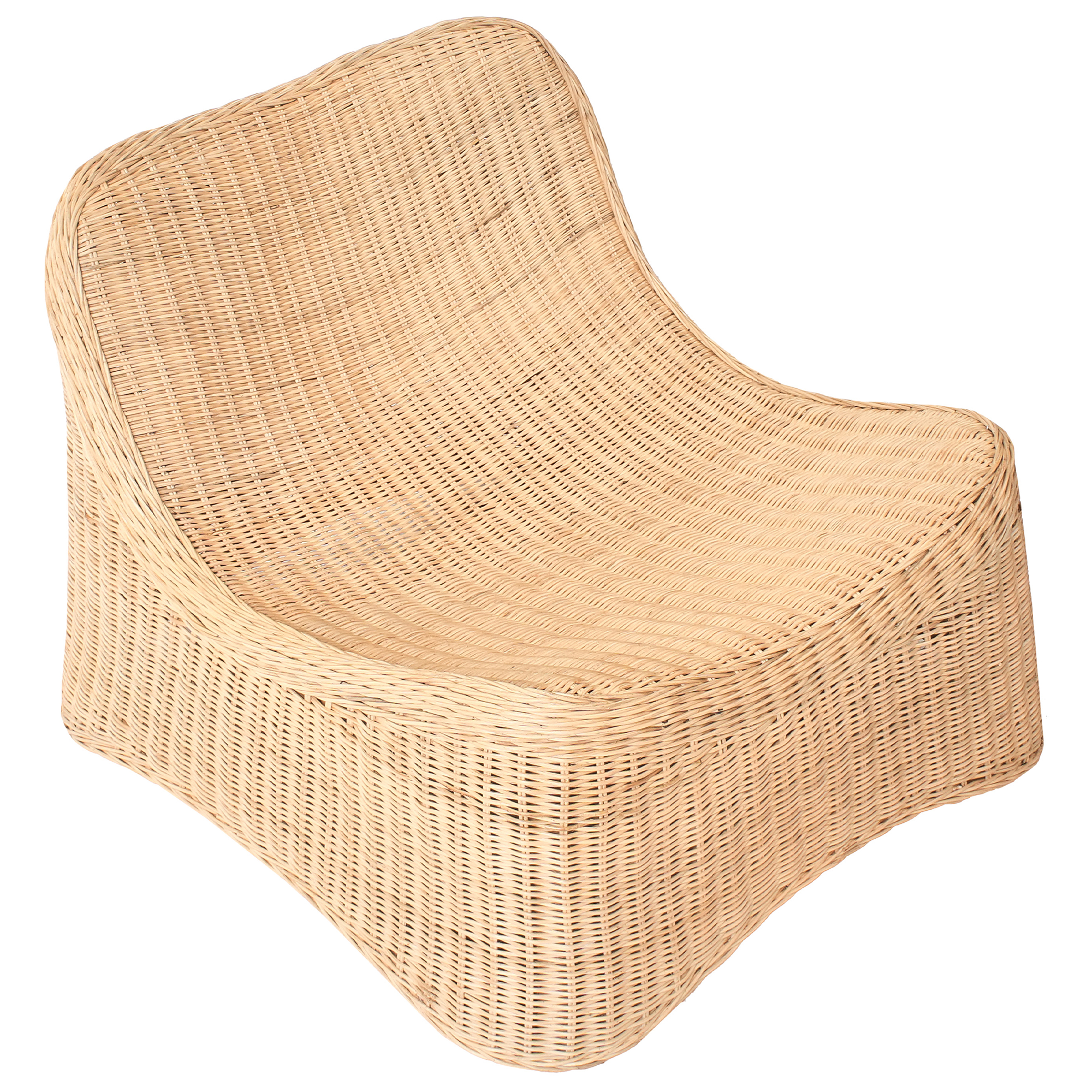 Chaise de jardin Rotin Naturel AIGANI - Beliani - Image 8
