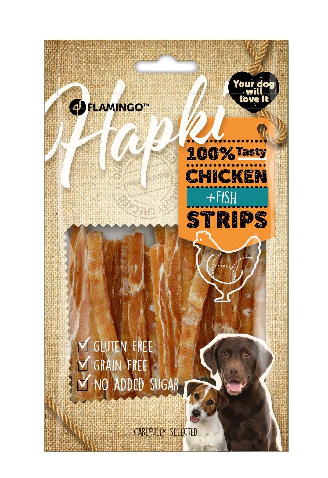 Friandises chien poulet & cabillaud lanières 85g - Image 2