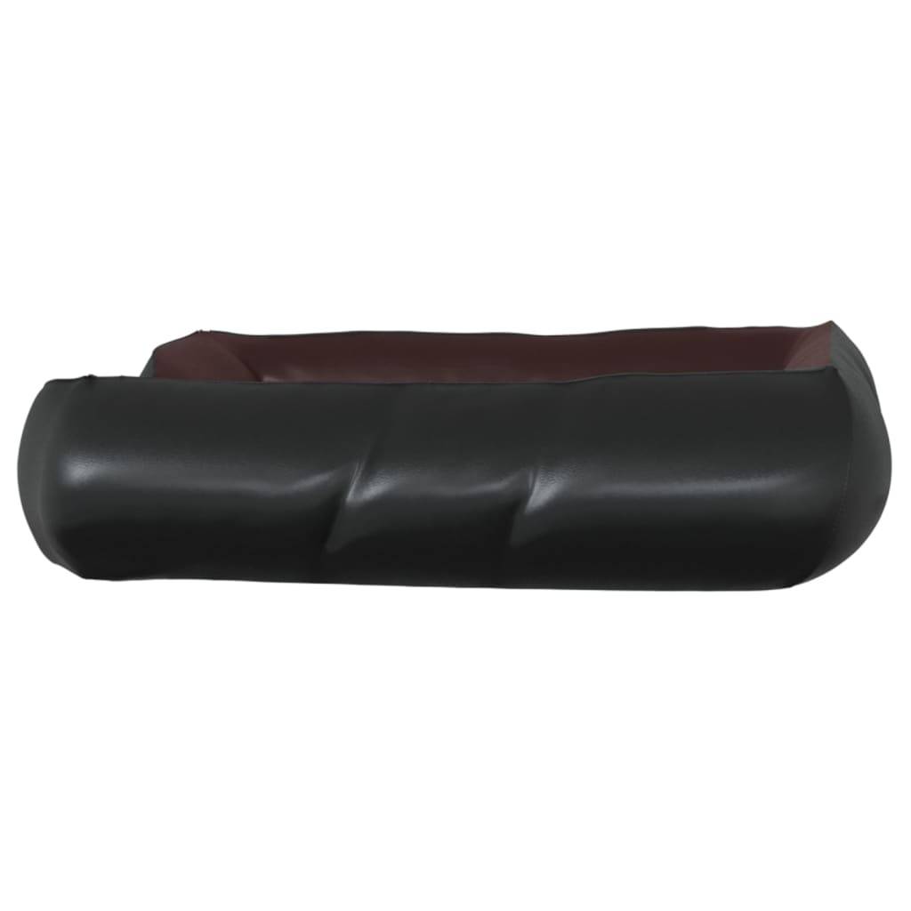 Vidaxl - Lit pour chien Noir et marron 80x68x23 cm Similicuir vidaXL 171241 - Imagen 6