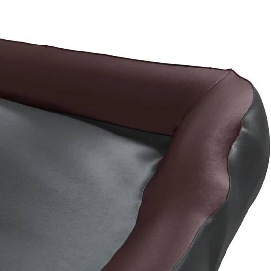 Vidaxl - Lit pour chien Noir et marron 80x68x23 cm Similicuir vidaXL 171241 - Imagen 7