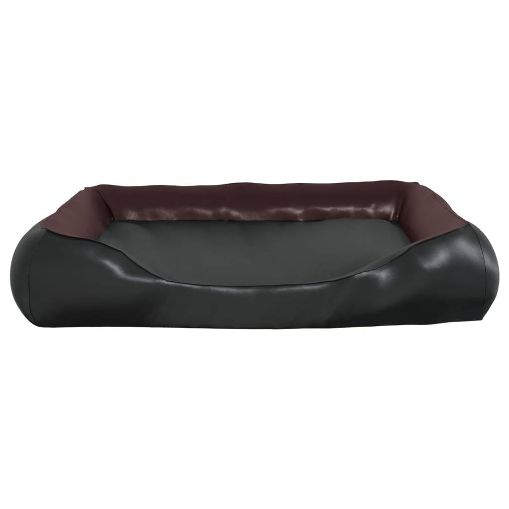 Vidaxl - Lit pour chien Noir et marron 80x68x23 cm Similicuir vidaXL 171241 - Imagen 5