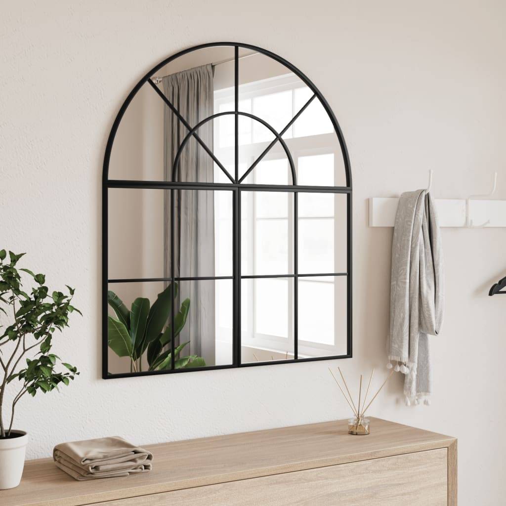 Maison Chic - Miroir mural noir 80x40 cm arche fer Maison Chic - Image 2
