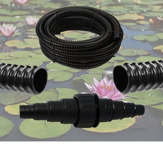 Raccord Droit - Manchon À Visser + 5 m Tuyau Bassin 40 mm