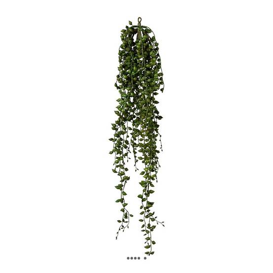 Chute de senecio artificiel L 88 cm feuillage plastique - Image 2