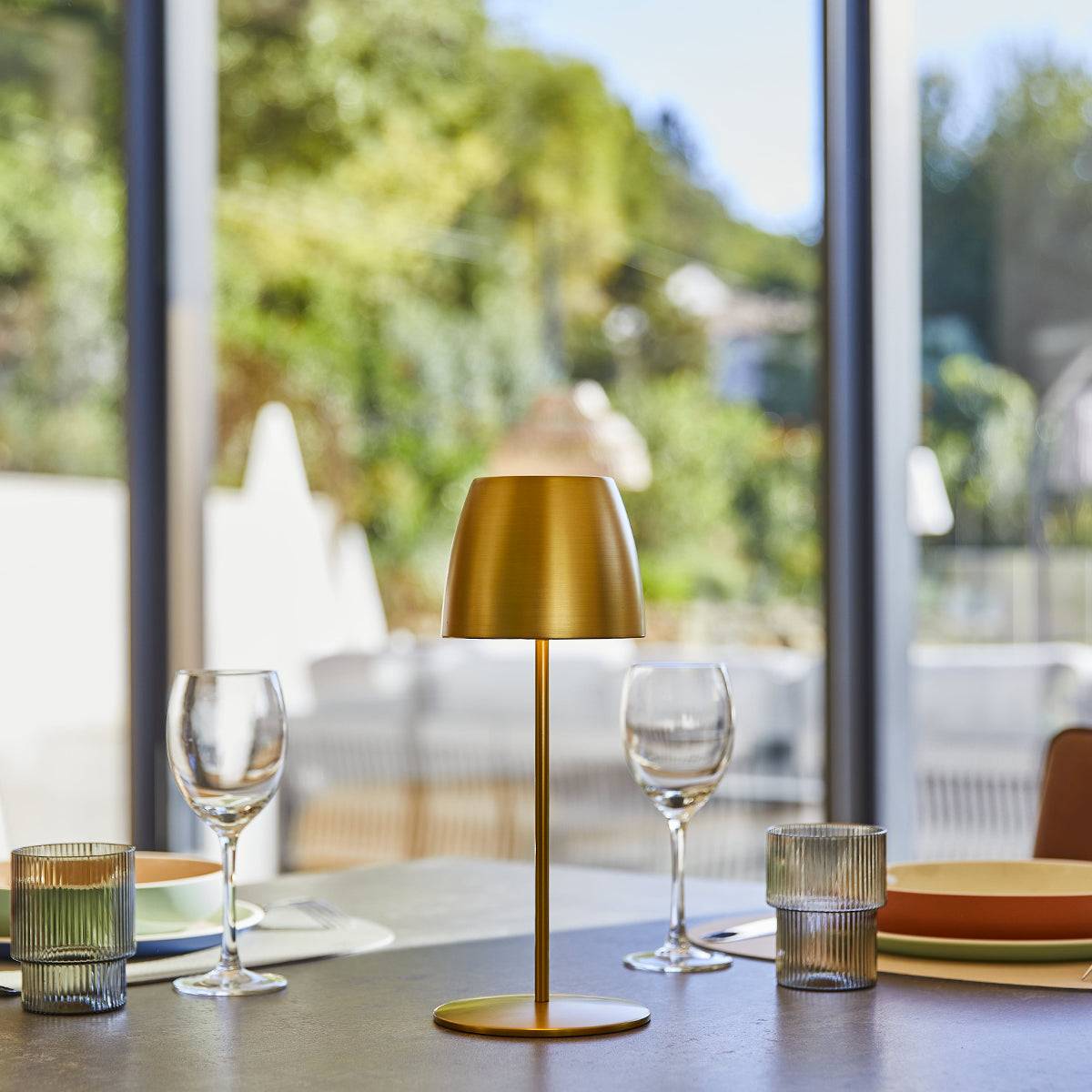 Lumisky - Lampe de table sans fil ORLUM Or H30cm - Imagen 3