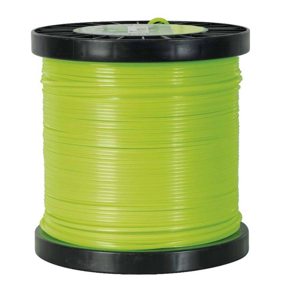 Ribimex - Fil carré pour débroussailleuse 4 mm, 60m