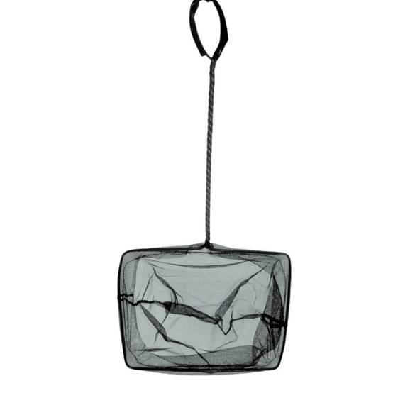 Epuisette filet noir, maille moyenne, 25 cm x 22 x 55 cm, aquarium - Image 2