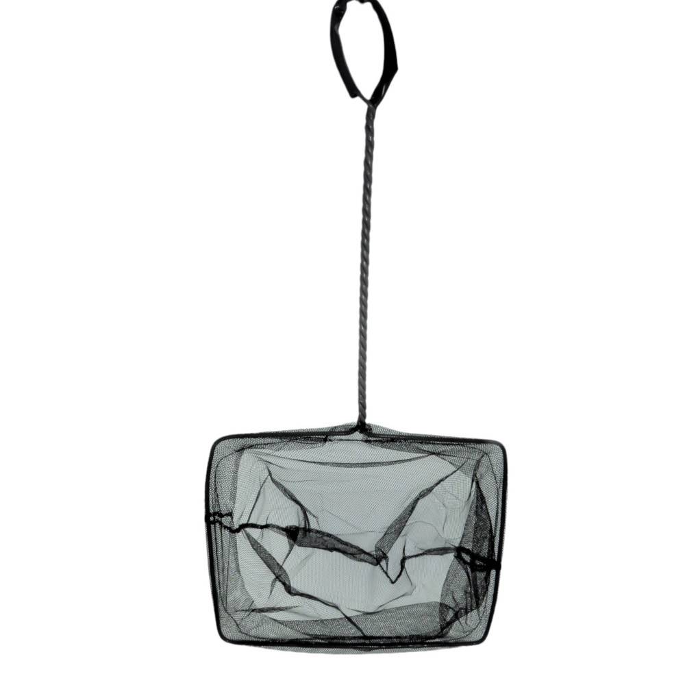 Epuisette filet noir, maille moyenne, 25 cm x 22 x 55 cm,  aquarium - Imagen 2