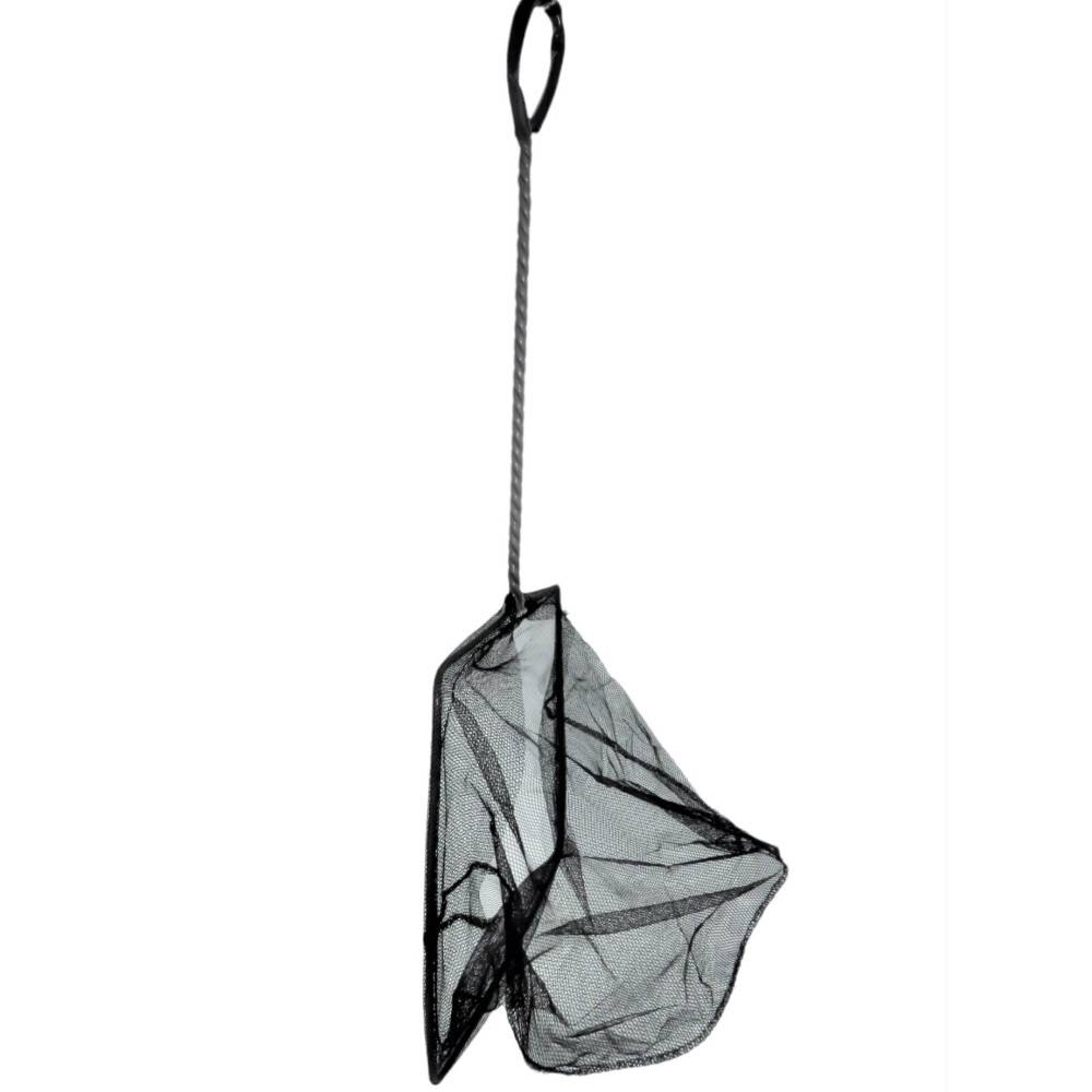 Epuisette filet noir, maille moyenne, 25 cm x 22 x 55 cm, aquarium - Image 5