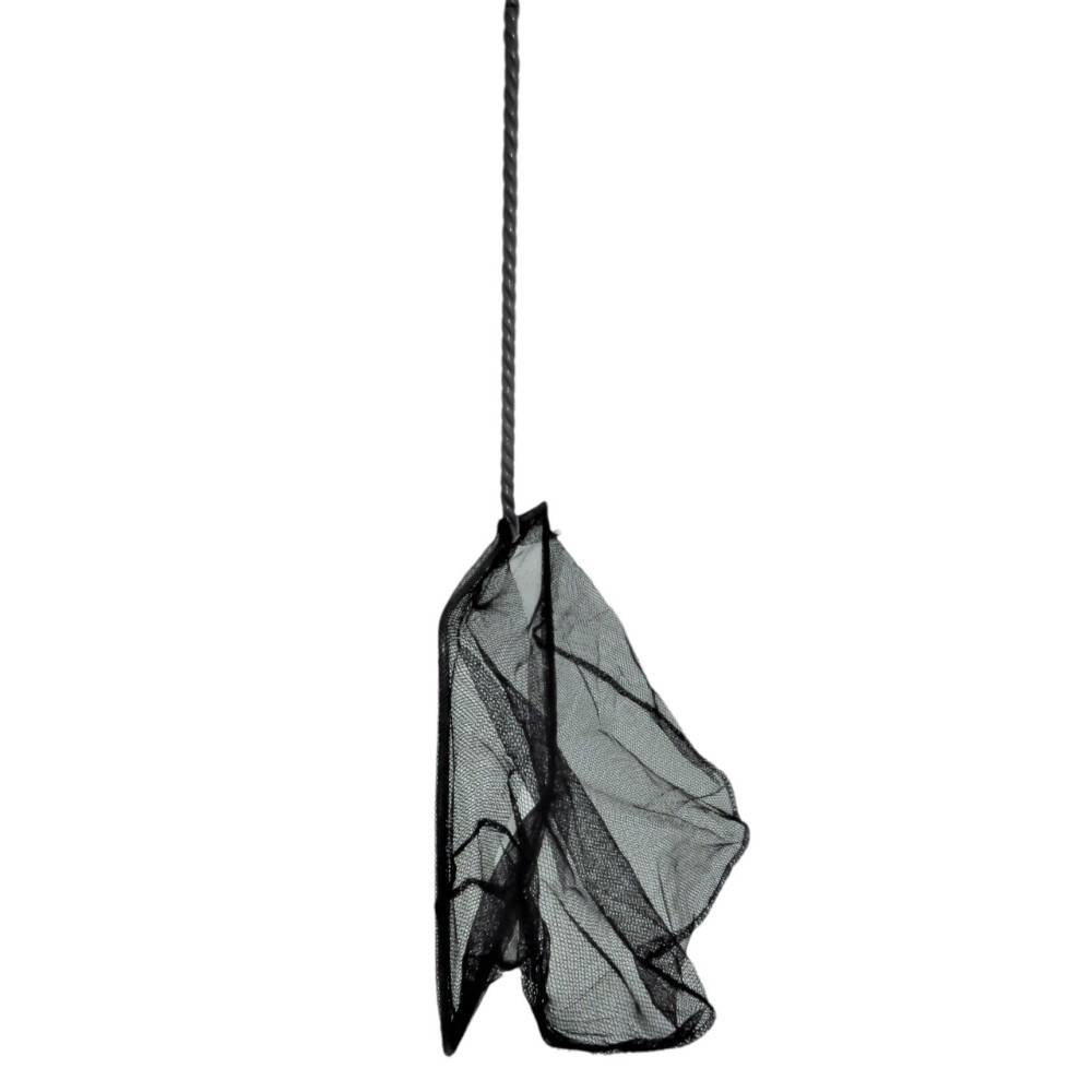 Epuisette filet noir, maille moyenne, 25 cm x 22 x 55 cm, aquarium - Image 4