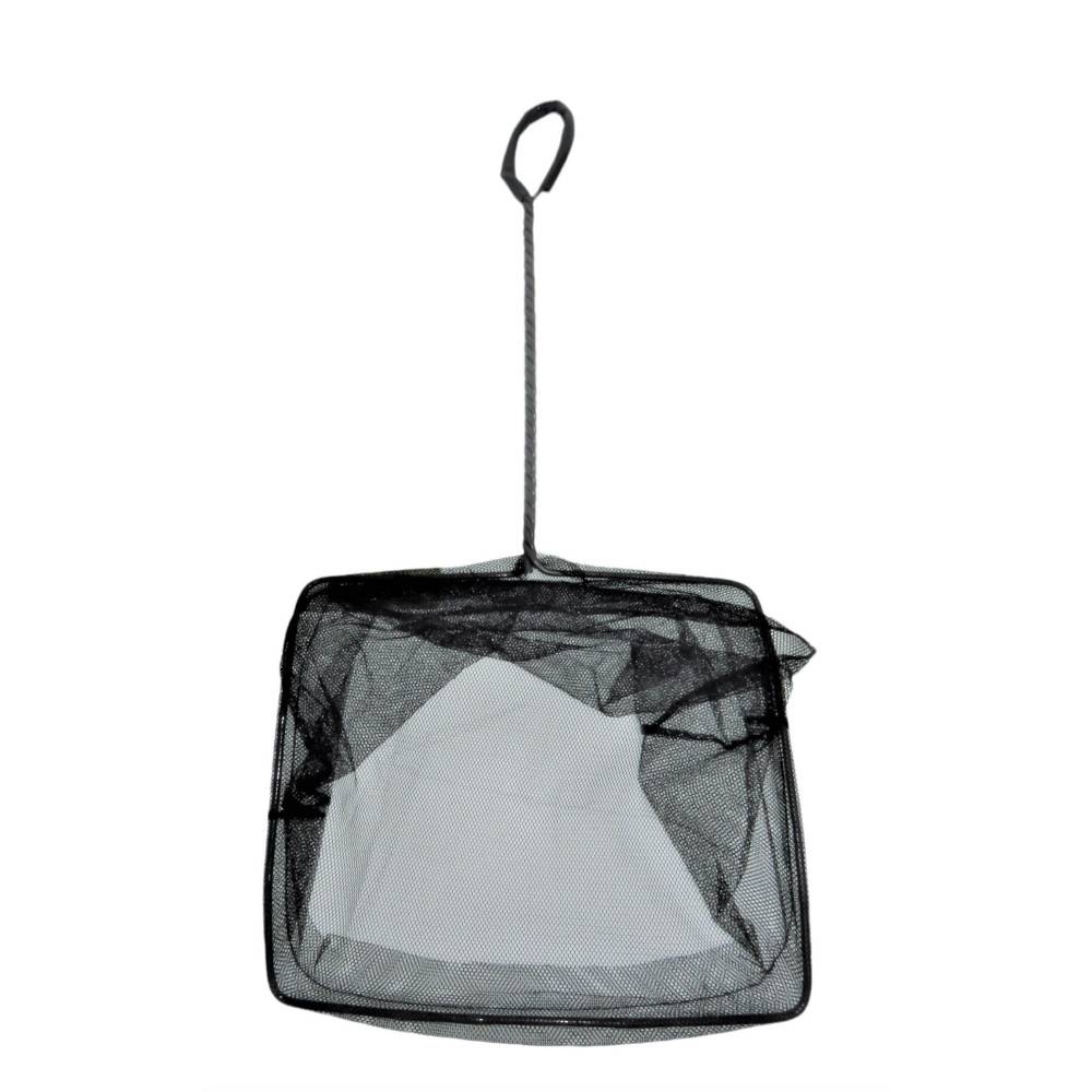 Epuisette filet noir, maille moyenne, 25 cm x 22 x 55 cm, aquarium - Image 3