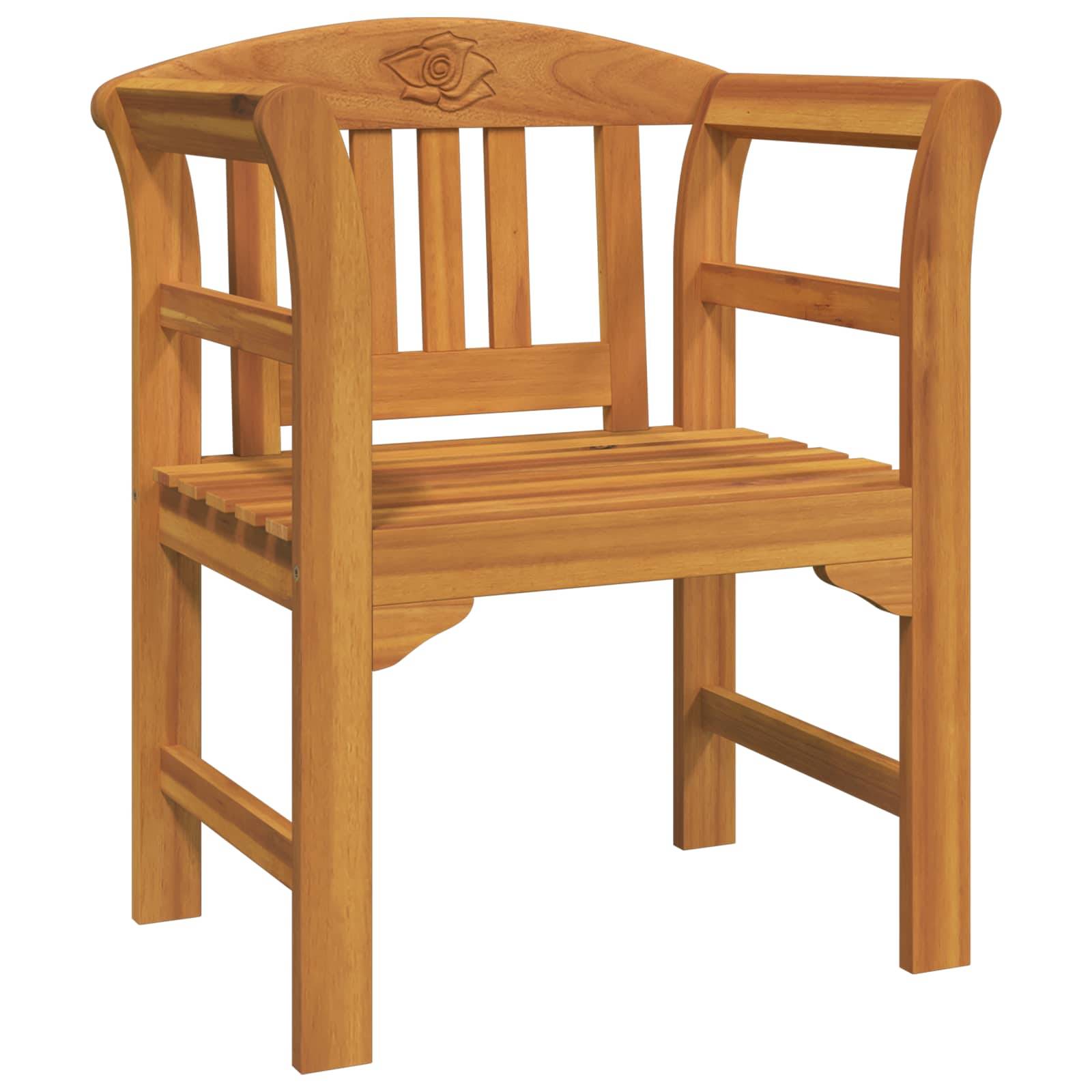 Vidaxl - Ensemble de salon Rose de jardin 4 pcs Bois d'Acacia Massif vidaXL 3416309 - Image 6