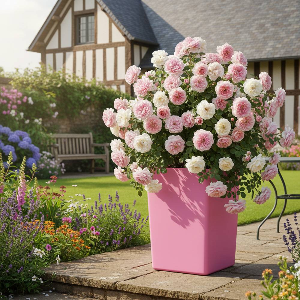 Pot de fleur carré suerte h 67 cm-plast'up rotomoulage - Image 4