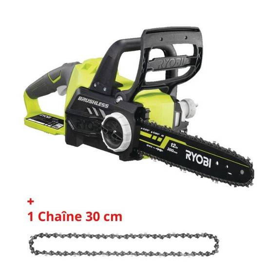 Ryobi - Tronçonneuse sur batterie, RYOBI OCS 1830-0C 18 volts, guide de 30 cm - Image 1