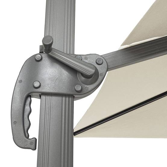 Parasol déporté écru 4x3 m Mercuria - Gecko Jardin - Imagen 5