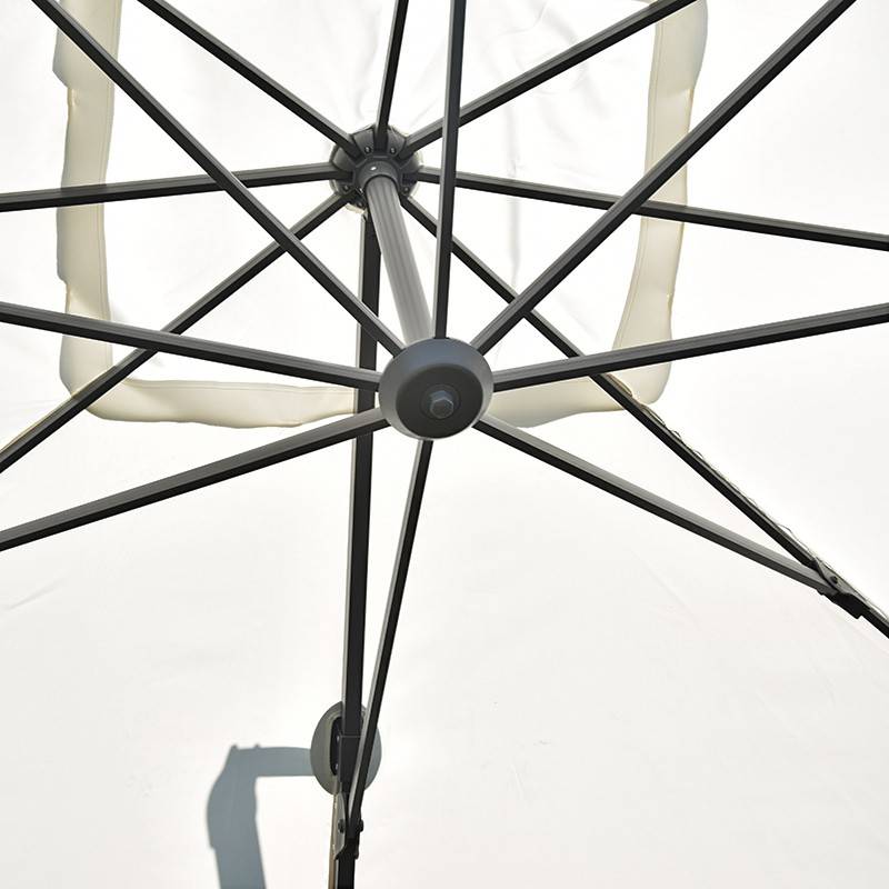 Parasol déporté écru 4x3 m Mercuria - Gecko Jardin - Imagen 6