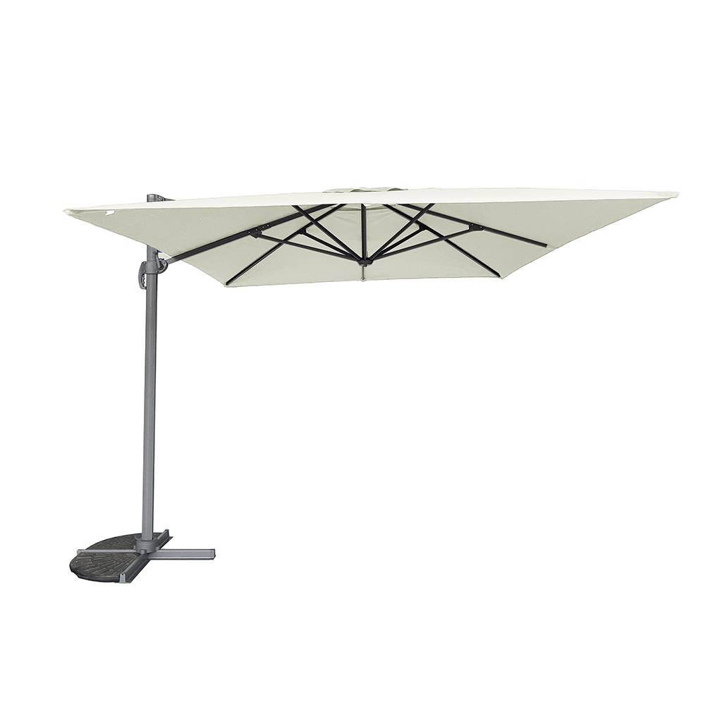 Parasol déporté écru 4x3 m Mercuria - Gecko Jardin - Imagen 2