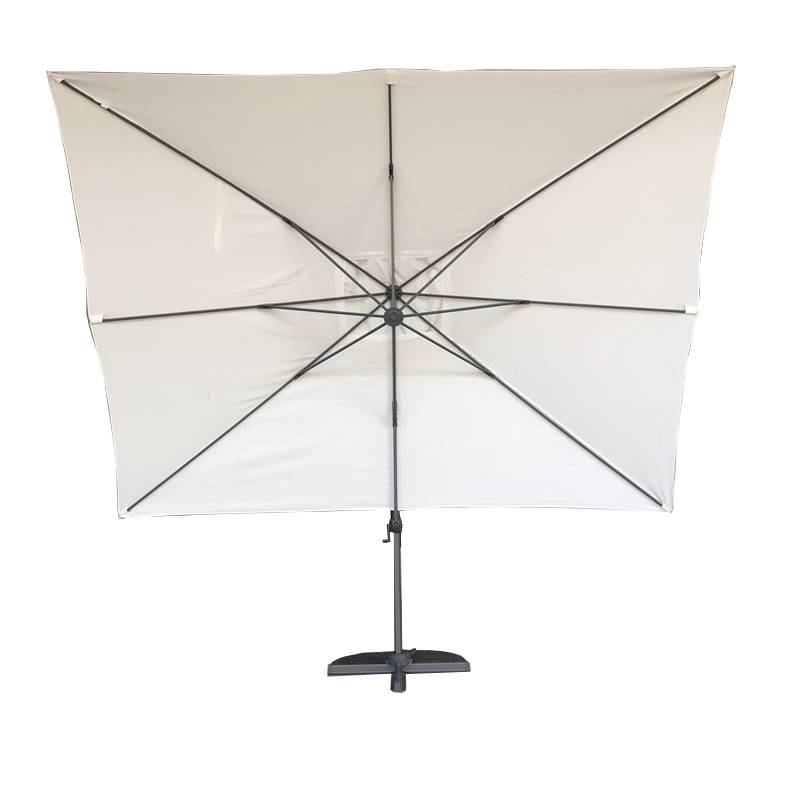Parasol déporté écru 4x3 m Mercuria - Gecko Jardin - Imagen 4