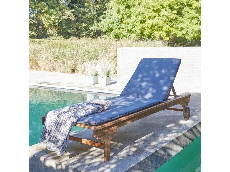 Centrale Brico - Coussin D'Assise De Chaise/Fauteuil Feria, Gris Anthracite L.55 X H.5 Cm Centrale Brico
