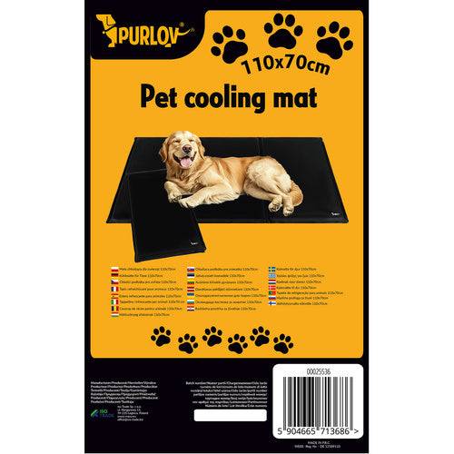 Tapis rafraîchissant pour animaux 110x70cm Purlov Noir - Image 2