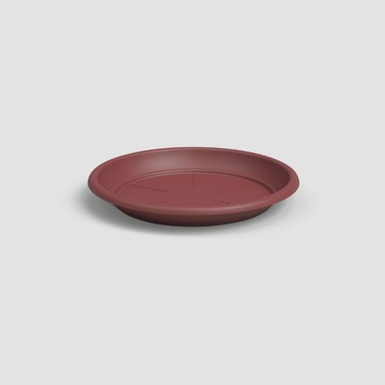 Artevasi - Soucoupe ronde plastique rouge foncé Ø 30 cm - ARTEVASI
