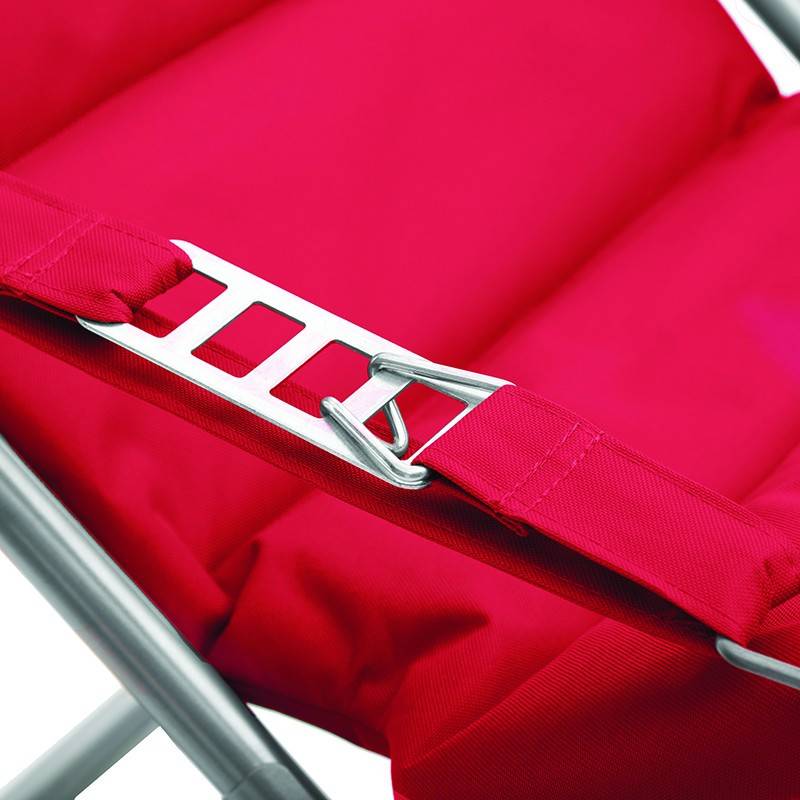 Hesperide - Fauteuil relax de jardin "Milos" grenade en acier traité époxy Hespéride - Imagen 6