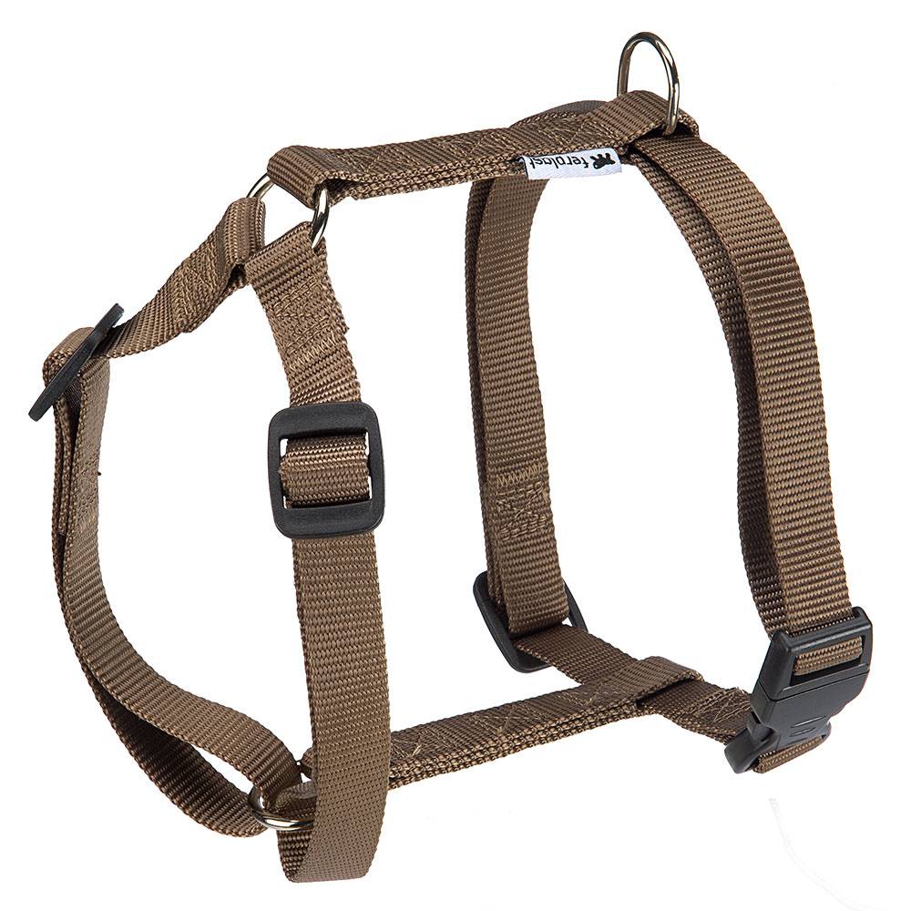 Ferplast - Ferplast Harnais Chien Grande Taille CHAMPION L, Harnais pour Chien Ajustable en 3 Points, Facile à Porter, Poitrine 50-82 cm. marron - Imagen 1