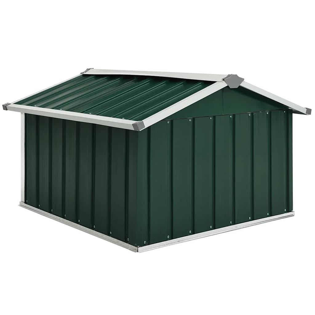 PANGIVO - Abri pour robot tondeuse acier galvanisé vert 92 x 97 x 63 cm - PANGIVO - Image 5