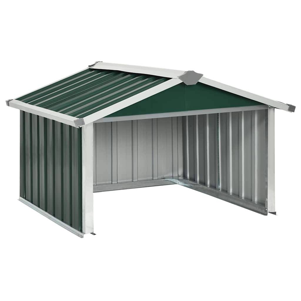 PANGIVO - Abri pour robot tondeuse acier galvanisé vert 92 x 97 x 63 cm - PANGIVO - Image 2