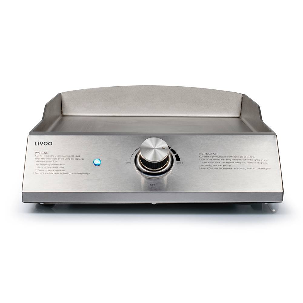 Livoo - Plancha électrique 2800w plaque inox DOC292 Livoo