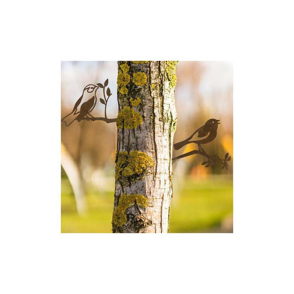 Aubry Gaspard - Décors de jardin en métal Oiseaux (lot de 2) - Imagen 2