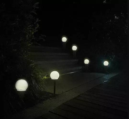 Importdistrib - IMPORTDISTRIB Lot de 6 Lampe boule de jardin solaire Lumineux IMPORTDISTRIB - Imagen 6