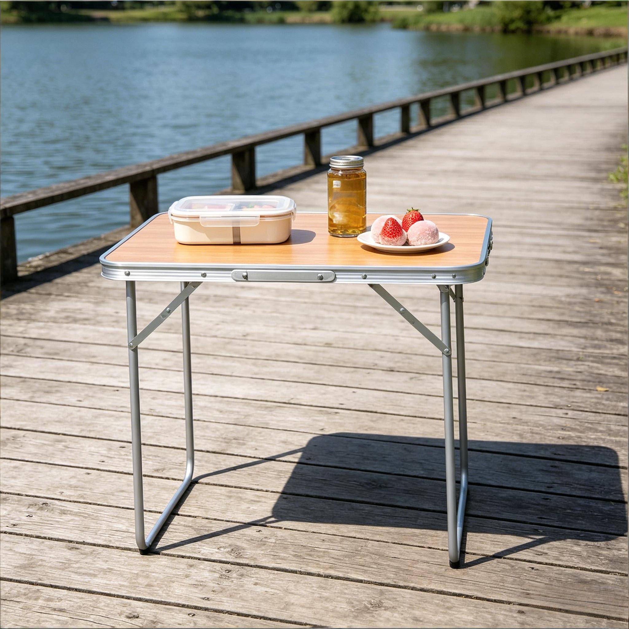 Table pliante ultra-légère et portable, multifonctionnelle pour camping, pique-nique et pêche - Image 5