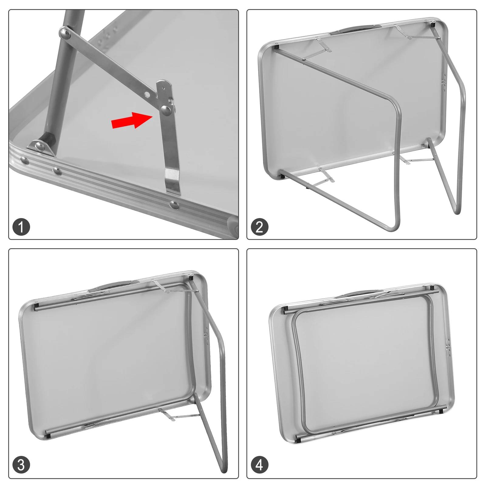 Table pliante ultra-légère et portable, multifonctionnelle pour camping, pique-nique et pêche - Image 2