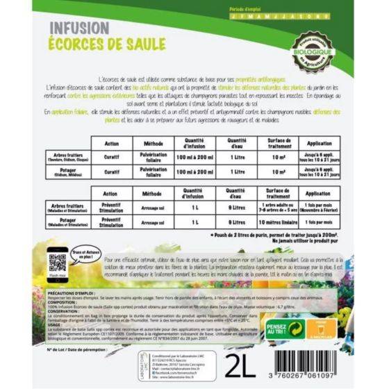 Terra Nostra - Infusion d'Ecorces de Saule - Concentré - 2 L - Imagen 2