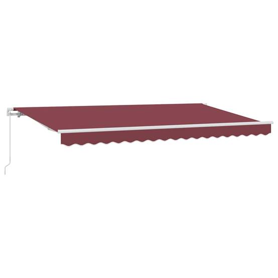 Store banne | Auvent Rétractable Bordeaux 400 x 200 cm tissu Maison Chic - Image 1
