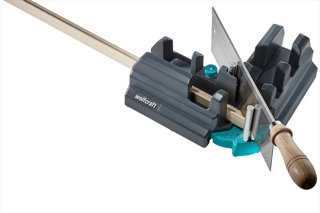 Wolfcraft - Fausse équerre et boîte à onglet fonction 2-en-1 WOLFCRAFT 6948200 - Image 1