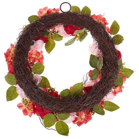 Beliani - Couronne Tissu Rouge AGULO - 50x10x50- Beliani - Image 4