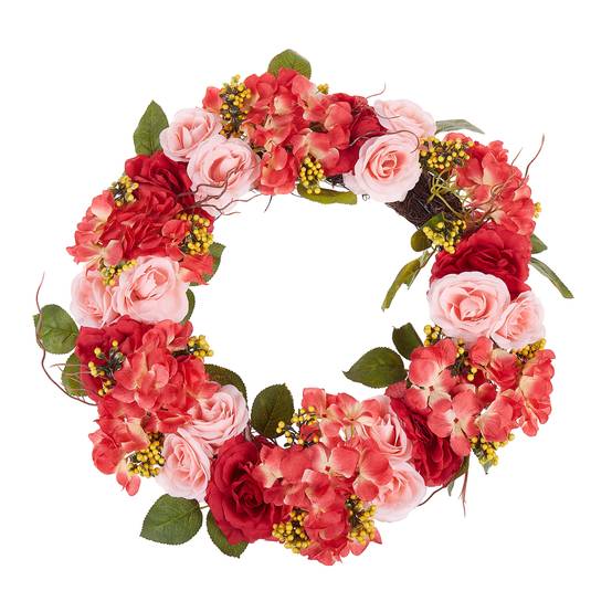 Beliani - Couronne Tissu Rouge AGULO - 50x10x50- Beliani - Image 2