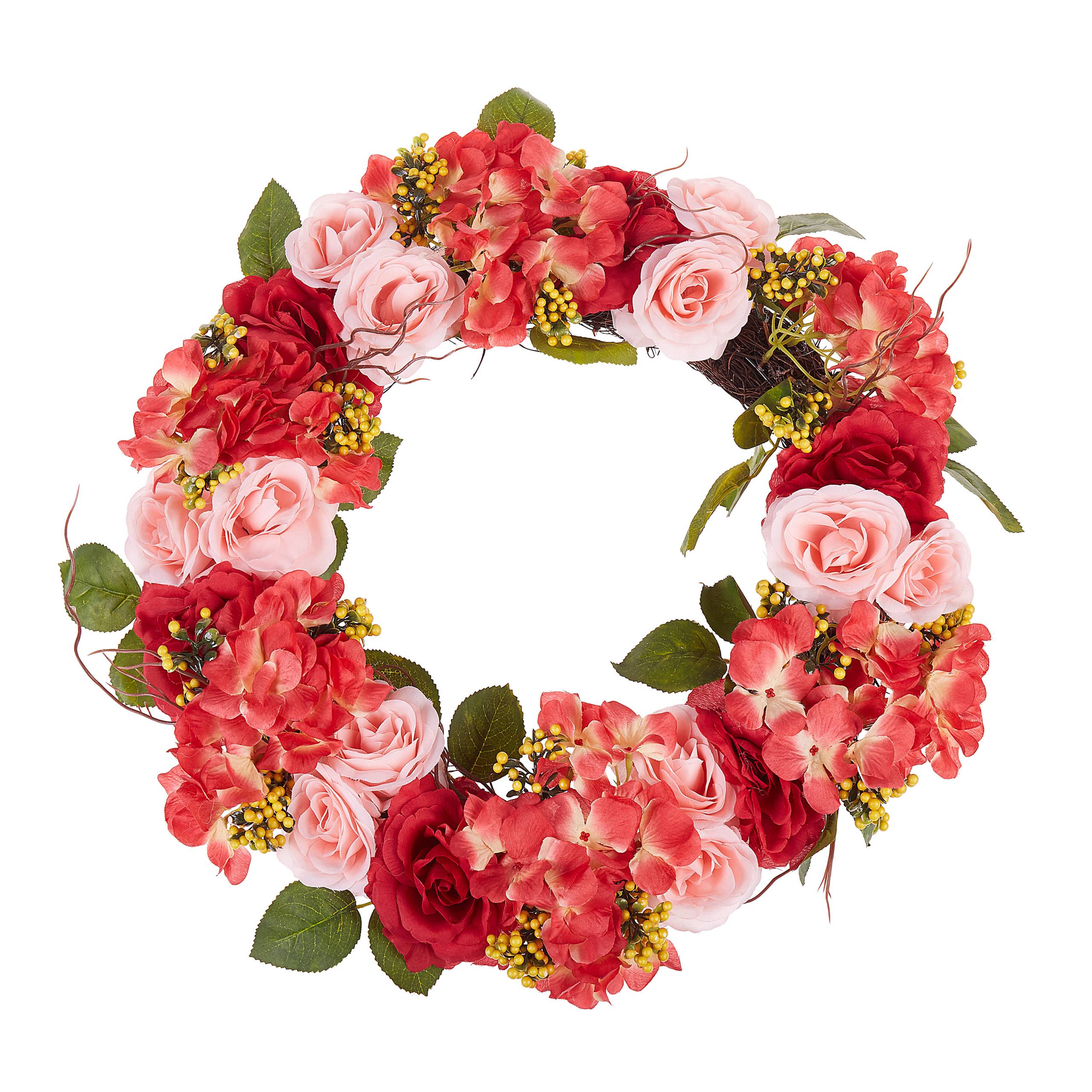 Beliani - Couronne Tissu Rouge AGULO - 50x10x50- Beliani - Image 2