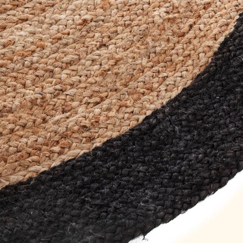 Tapis en jute bord noir D120 Atmosphera - Imagen 4