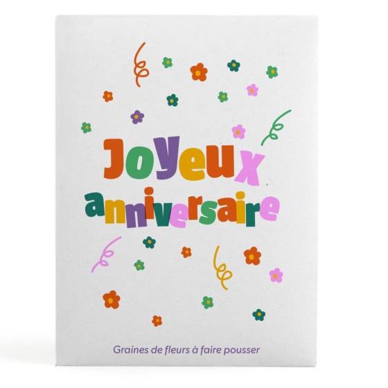 Radis et Capucine - Radis et Capucine - Sachet message - Joyeux anniversaire