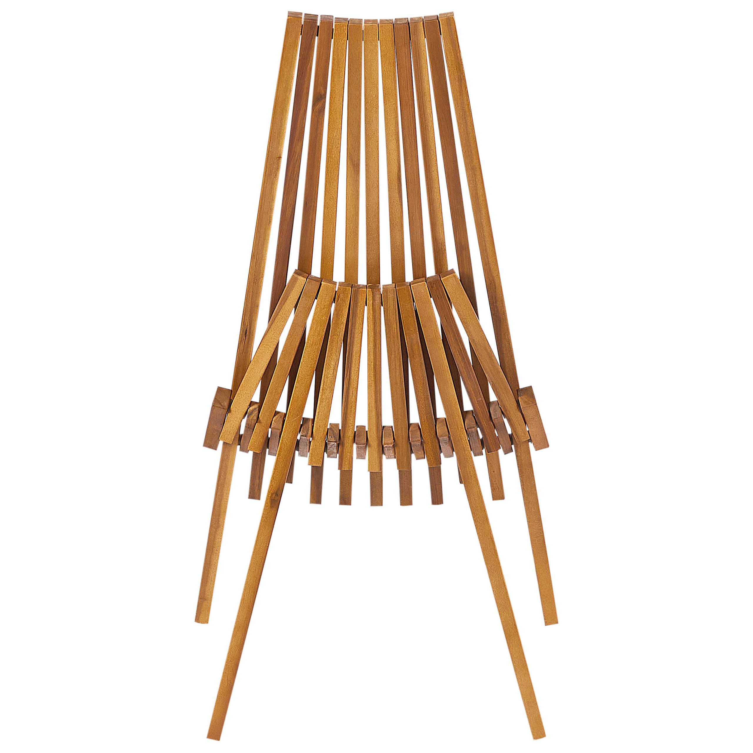 Beliani - Set de bistrot, 2 Personnes Acacia Marron BELLANO - 88x52x83- Beliani - Imagen 8