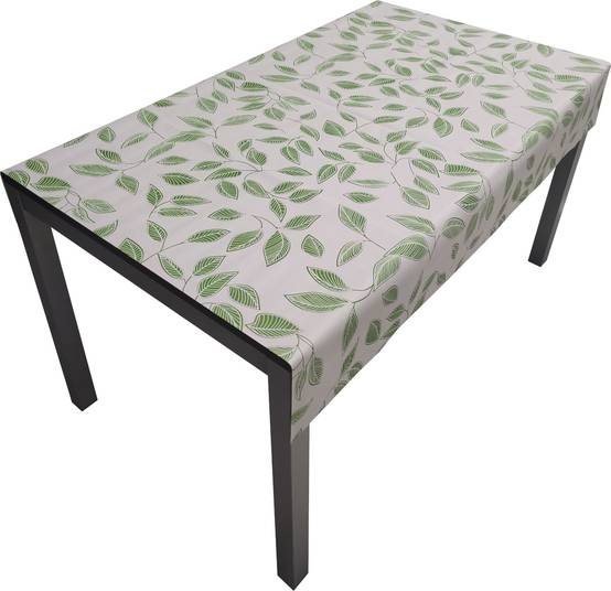 Nappe Composition PVC Base Polyester Anti-taches Feuilles Taille 100X140 CM - Imagen 1